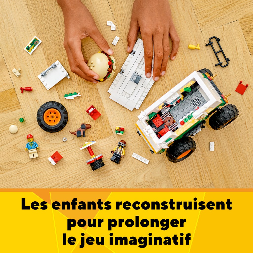Lego-creator-31104-le-monster-truck-a-hamburgers-construction