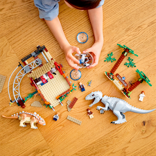 Lego-jurassic-world-75941-lindominus-rex-contre-lankylosaure-construction
