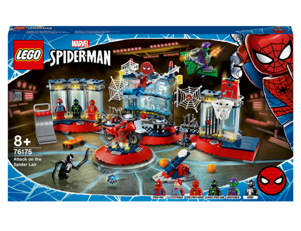 Lego-marvel-76175-lattaque-contre-le-repaire-de-spider-face