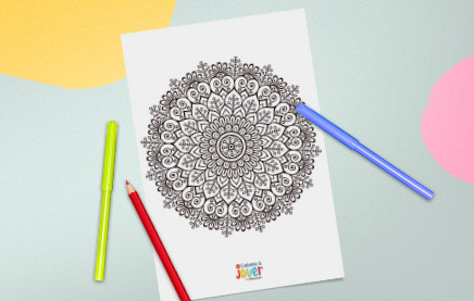 coloriage mandala 