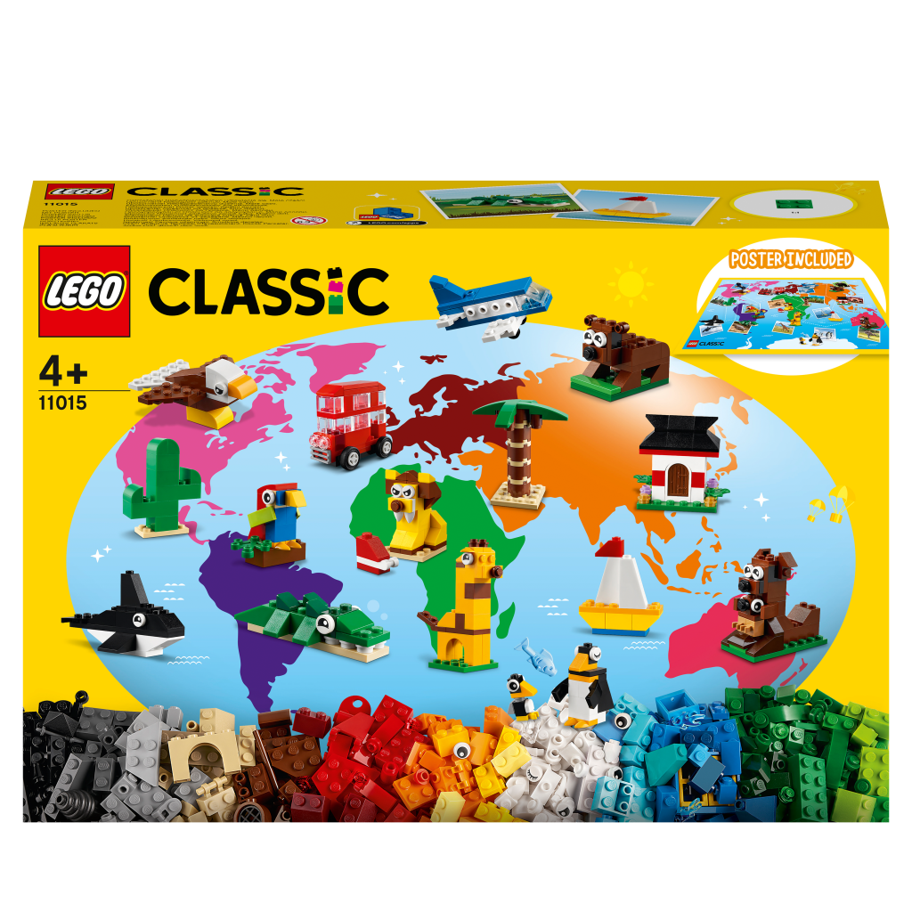LEGO Classic 11015 Briques créatives « Autour du monde »_face