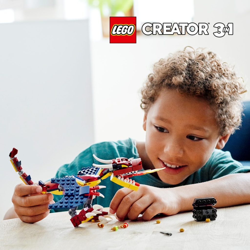 Lego-creator-31102-le-dragon-de-feu-jeu