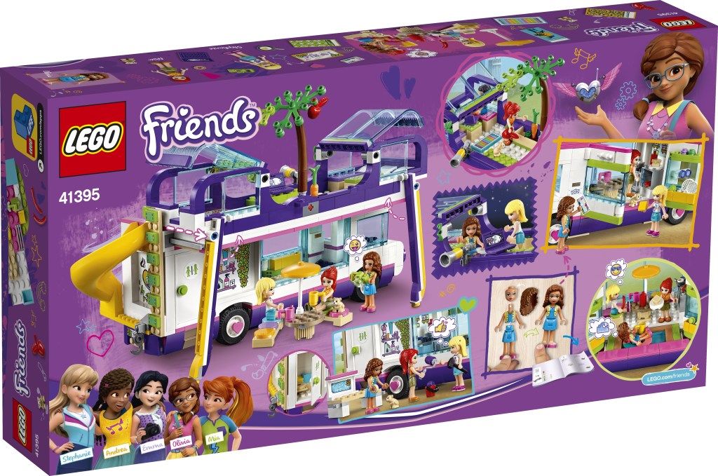 LEGO® Friends 41395 Le bus de l'amitié-dos
