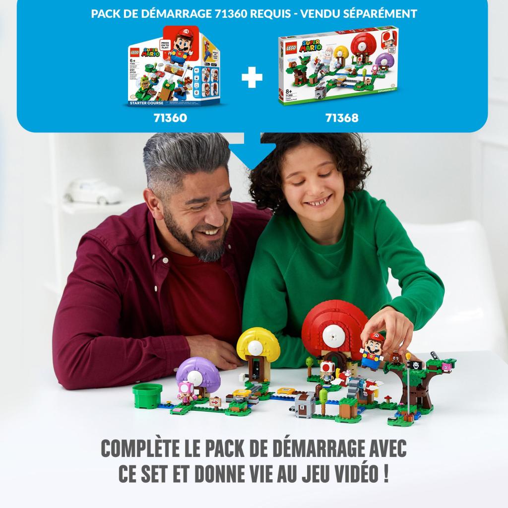 Lego-super-mario-71368-ensemble-dextension-la-chasse-au-tresor-de-toad-jeu