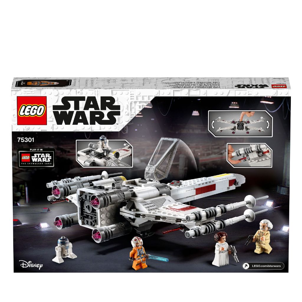 Lego-star-wars-75301-le-xwing-fighter-de-luke-skywalker-dos