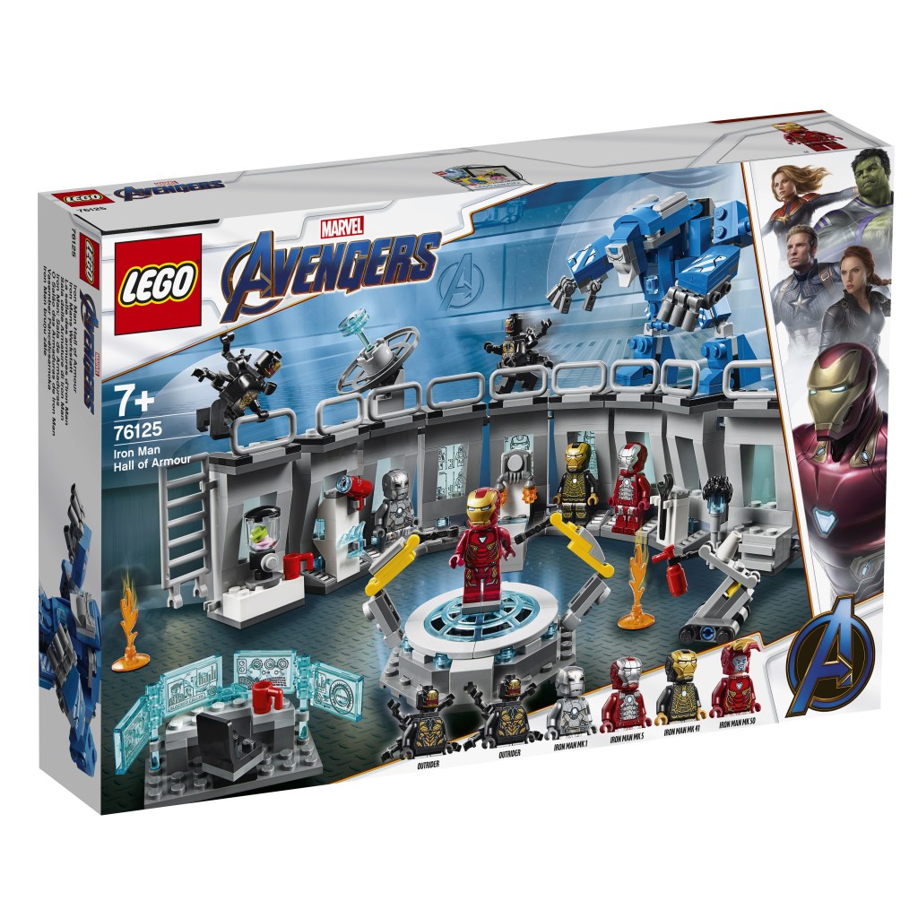 LEGO-Marvel-76125-La-salle-des-armures-dIron-Man-face