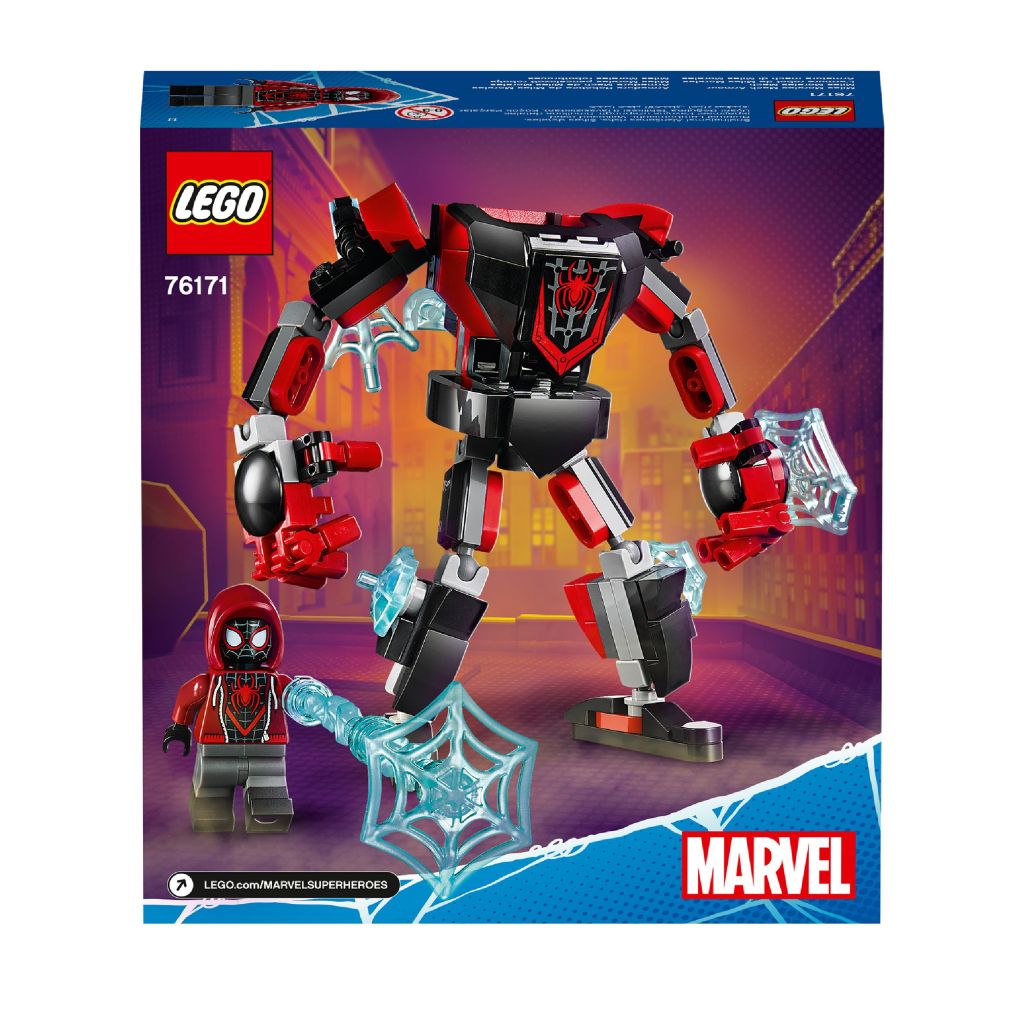 LEGO-Marvel-76171-Larmure-robot-de-Miles-Morales-dos