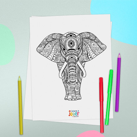 Lego-mandala-elephant-1