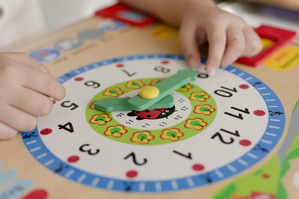 horloge montessori 