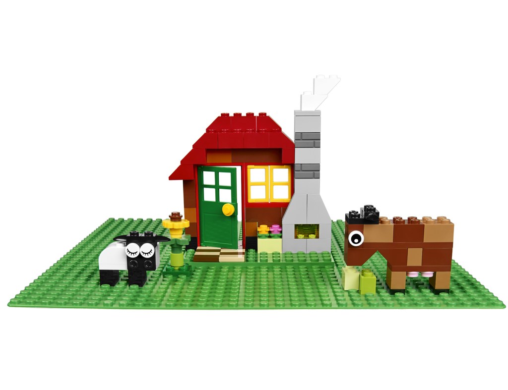 Lego plaque de base verte-1