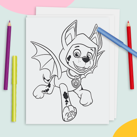 Coloriage-Halloween-Pat-Patrouille-Marcus-en-chauve-souris-aperçu