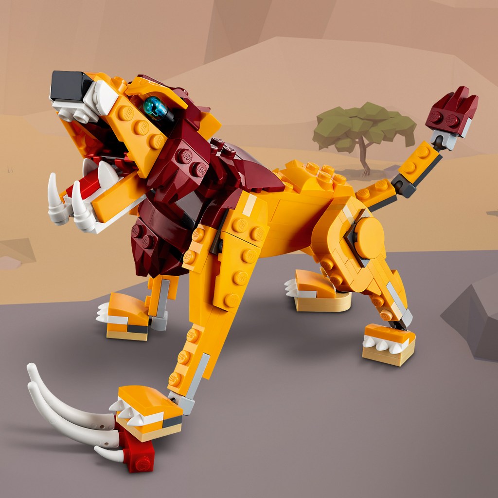 LEGO-Creator-31112-Le-Lion-Sauvage-feature1