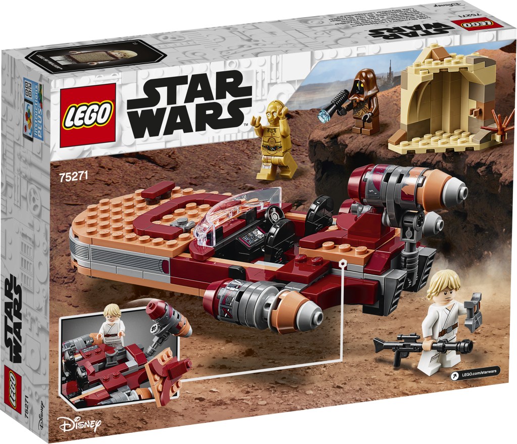 Lego-star-wars-75271-le-landspeeder-de-luke-skywalker-dos