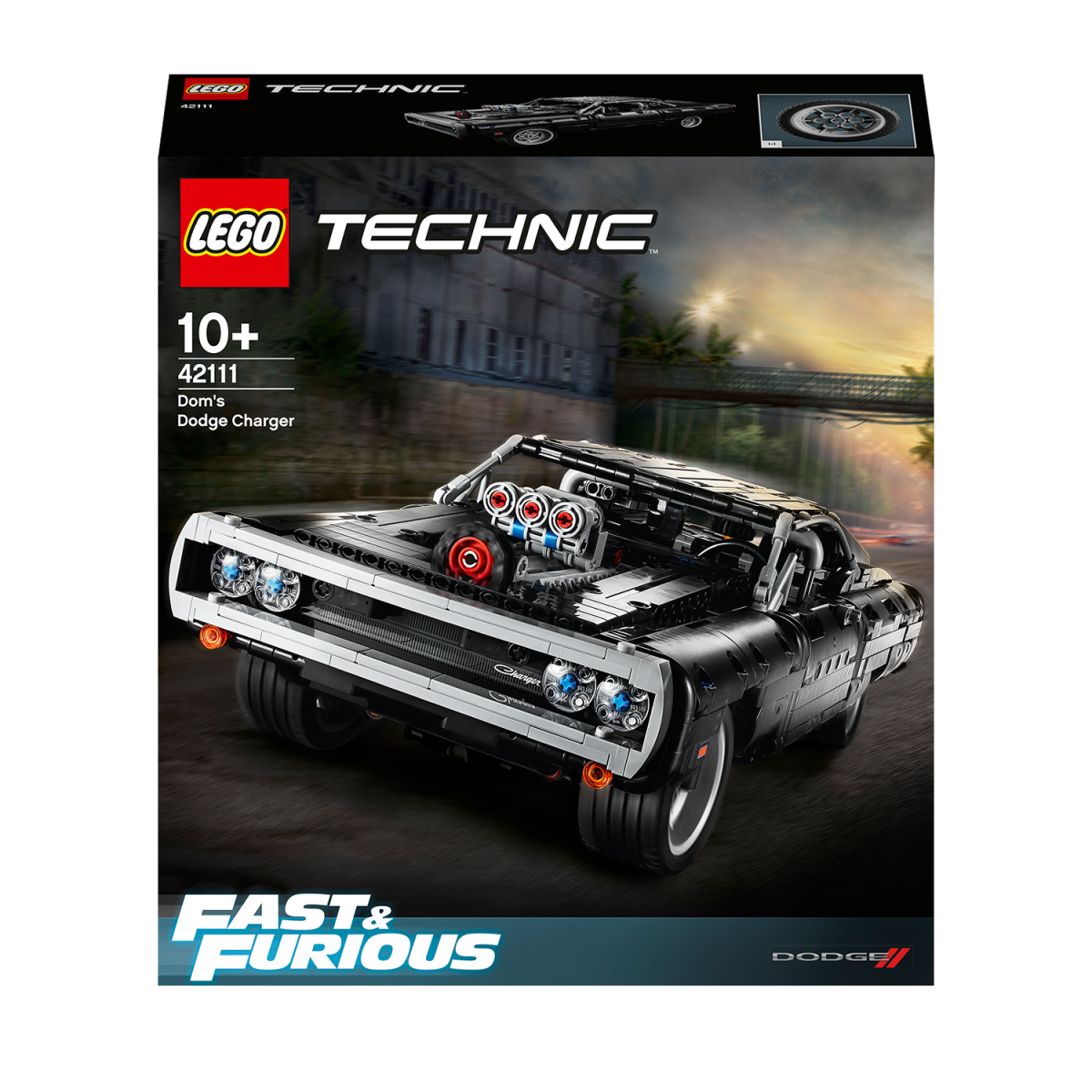 Lego-technic-42111-La-Dodge-Charger-de-Dom-face