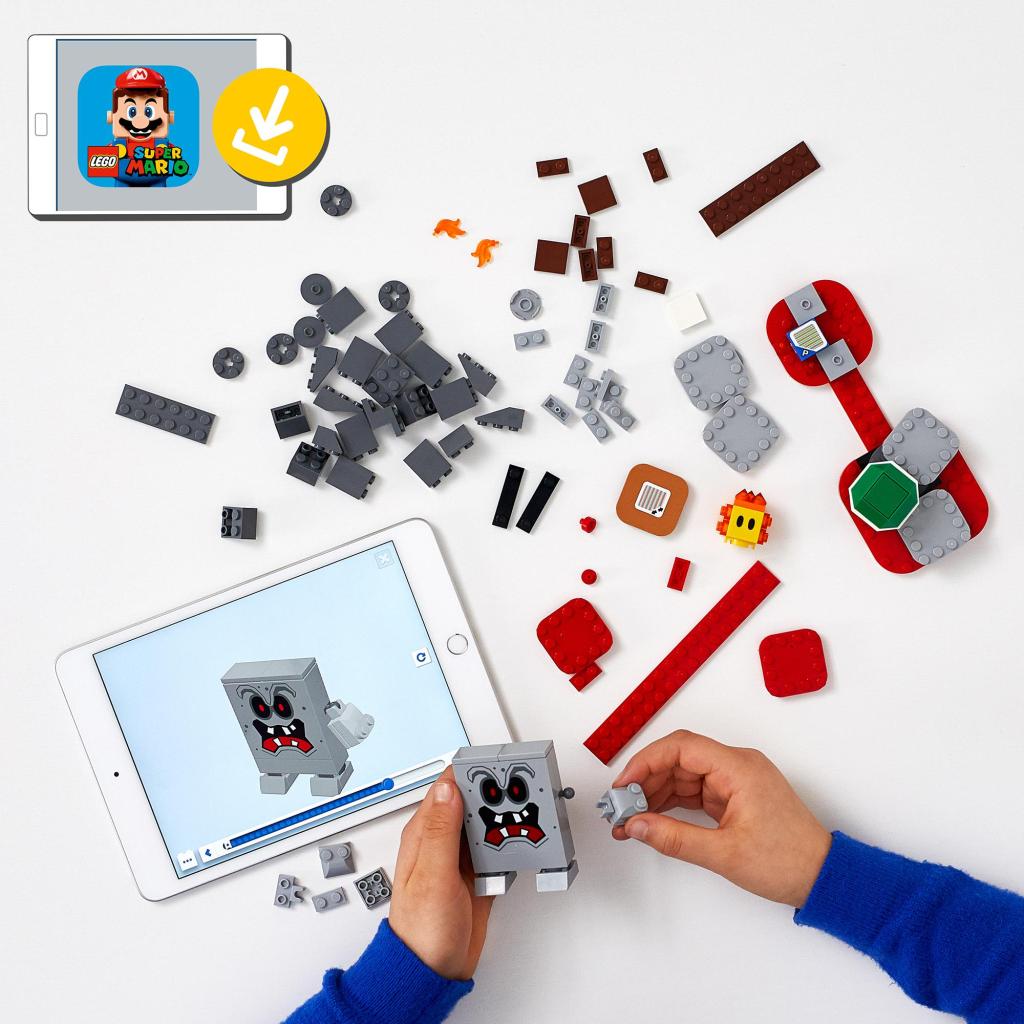Lego-super-mario-71364-ensemble-dextension-la-forteresse-de-lave-de-whomp-construction