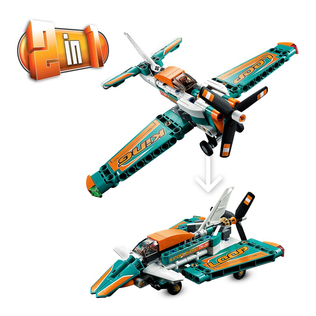 Lego-technic-42117-Avion-de-Course-Jet-2-en-1-feature2