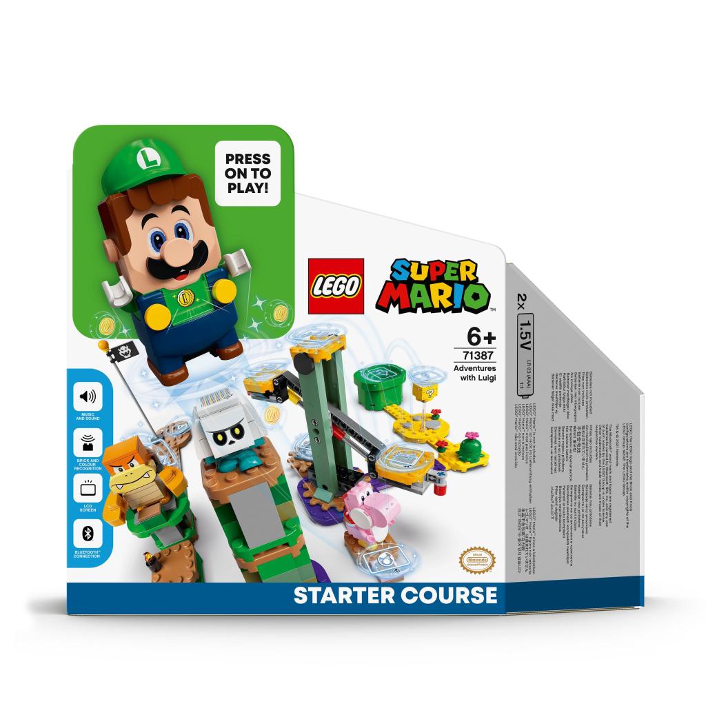 Lego Super Mario 71387 Pack de Démarrage Les Aventures de Luigi-face