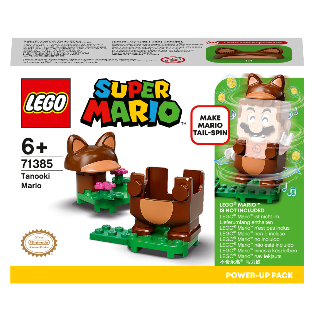 LEGO-Super Mario-71385-Costume-Mario-Tanuki-face