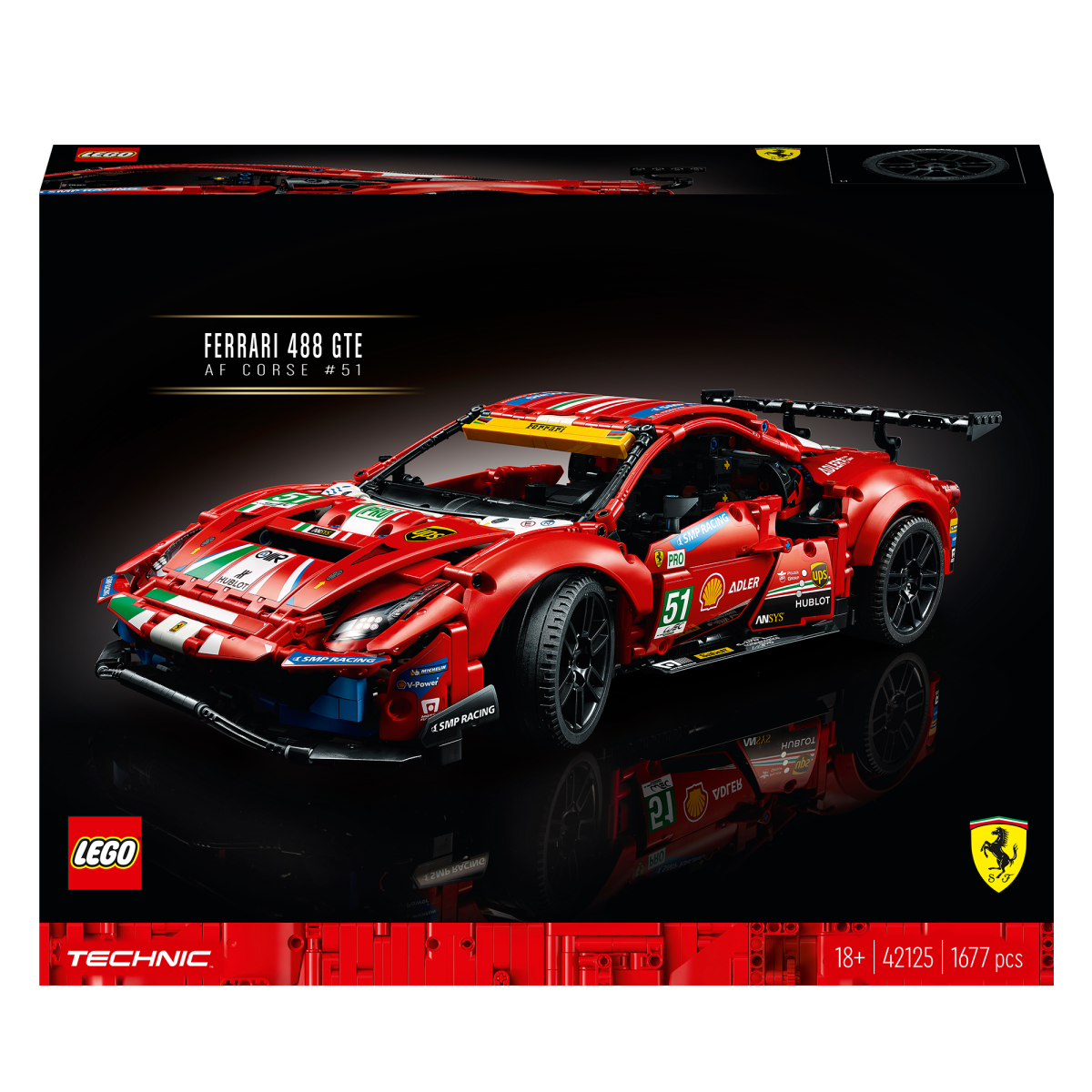 LEGO-Technic-42125-Ferrari-488-GTE-face