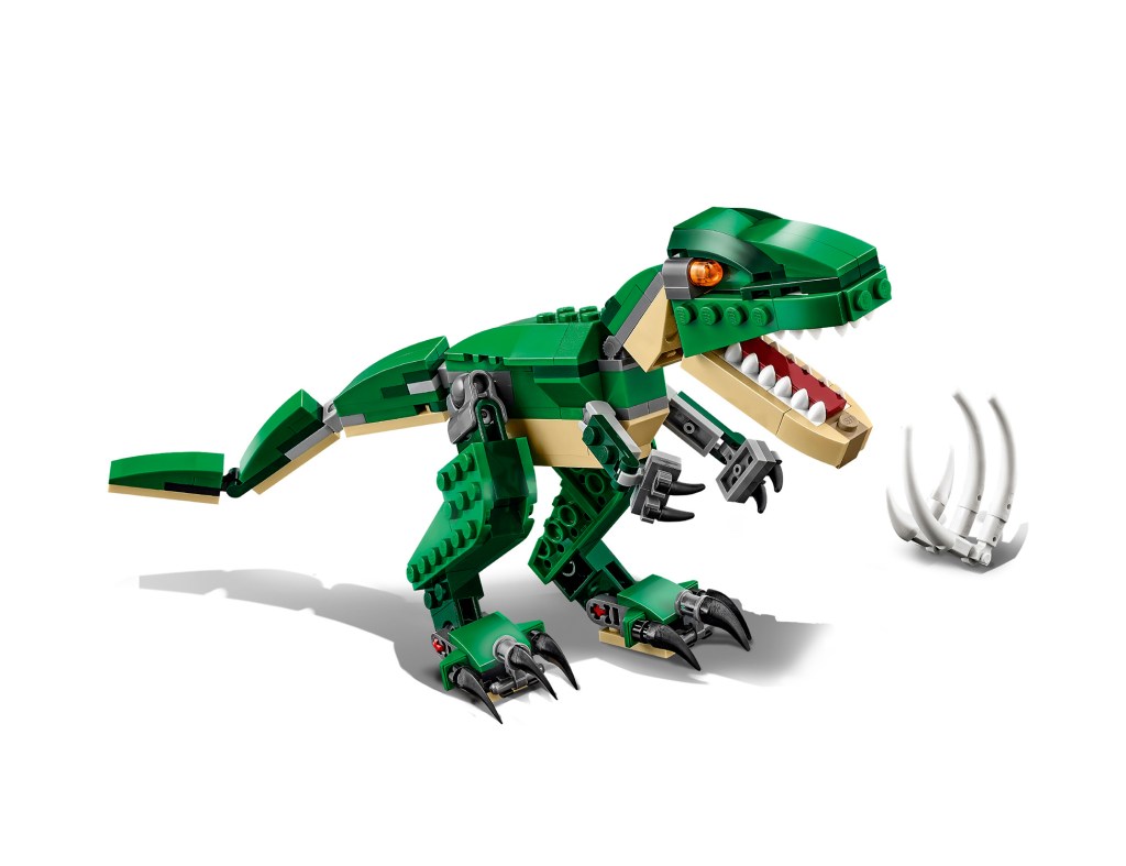 LEGO-creator-31058-Le-Dinosaure-Féroce-construction