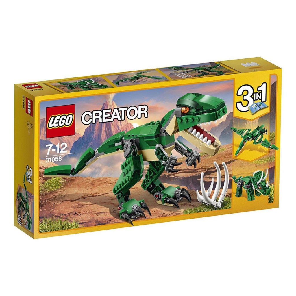 LEGO-creator-31058-Le-Dinosaure-Féroce-face