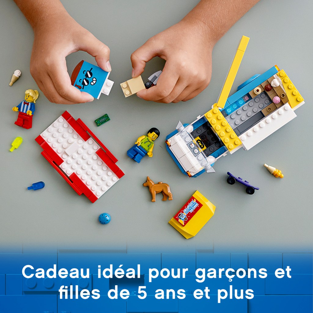 LEGO-city-60253-Le-Camion-de-la-Marchande-de-Glace-construction