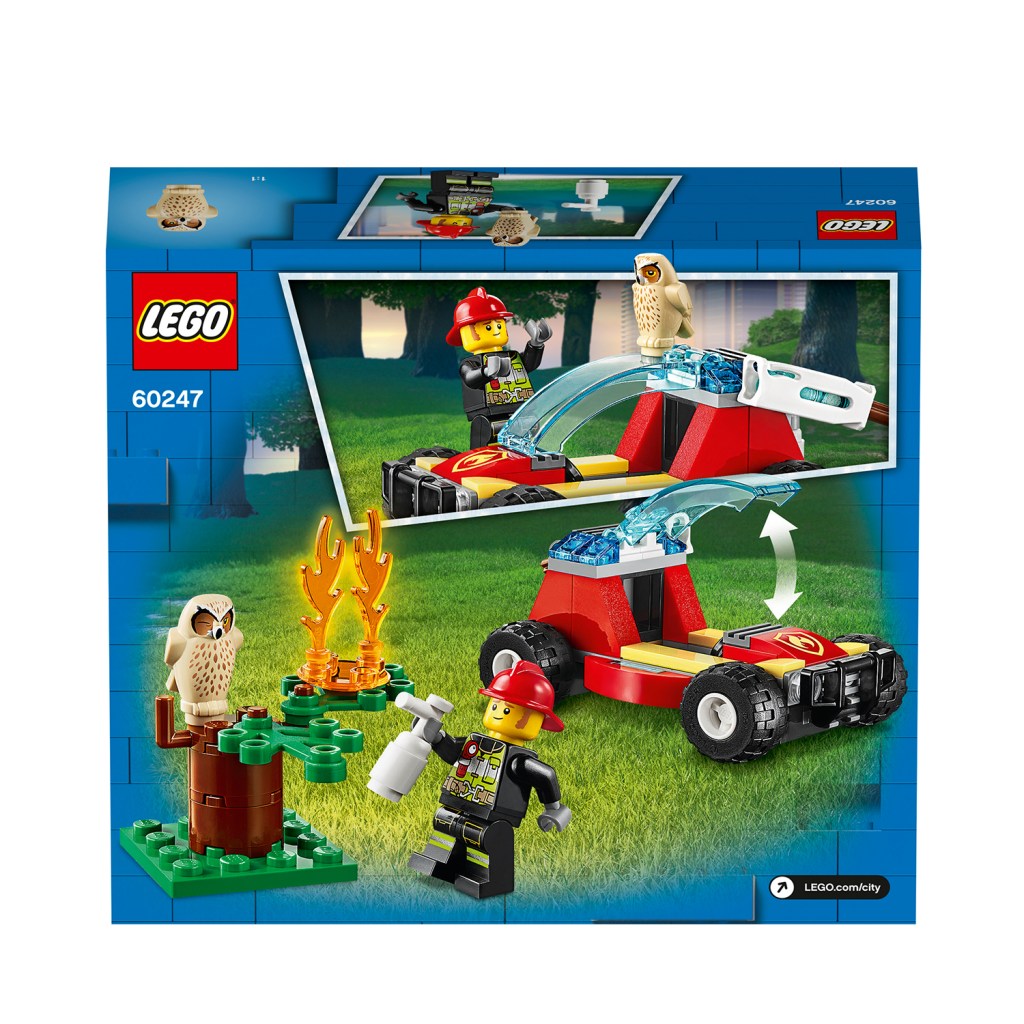 LEGO-City-60247-Le-feu-de-forêt-avec-pompier-dos