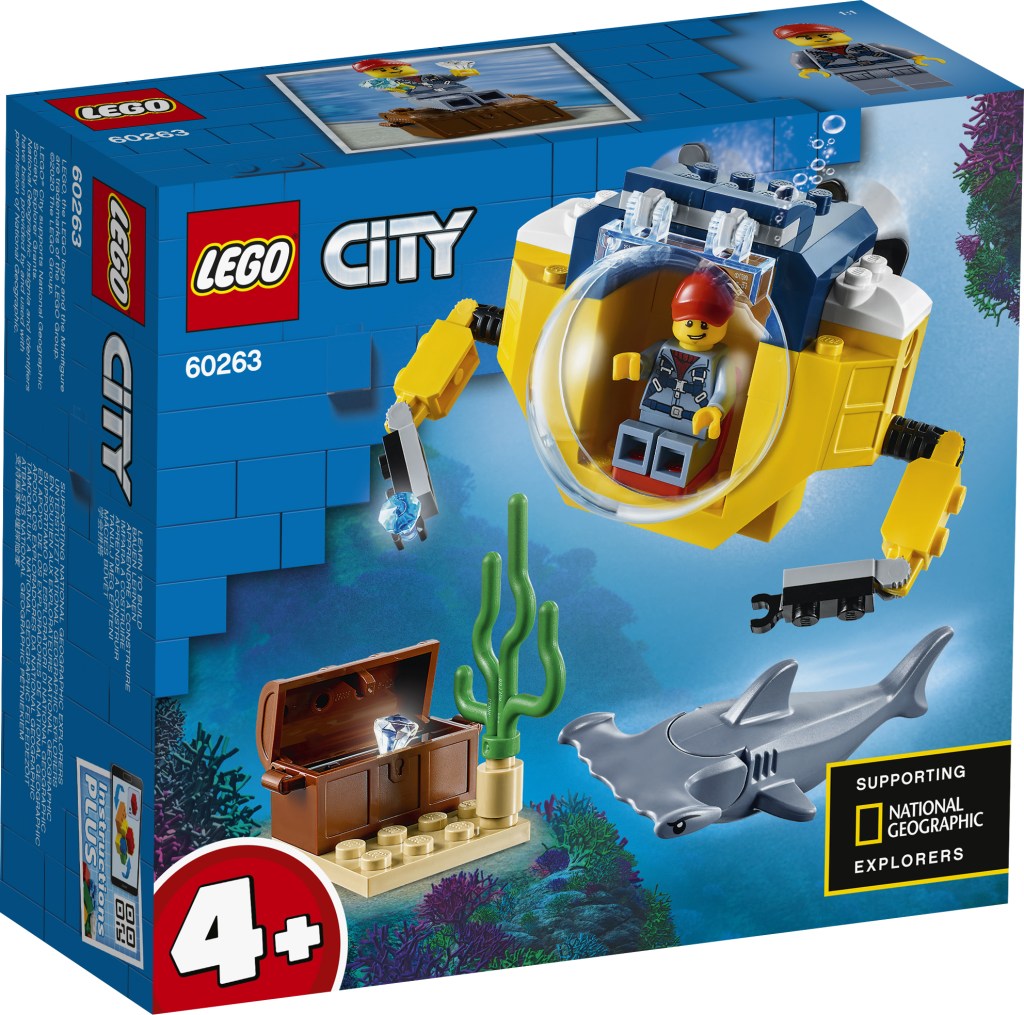 LEGO-City-60263-Le-mini-sous-marin-face