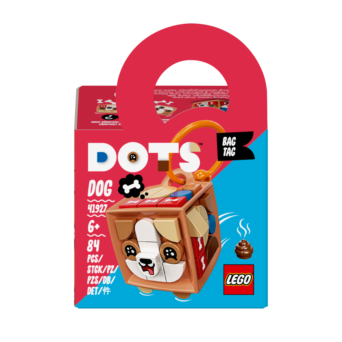 LEGO-DOTS-41927-Porte-clés-chien-face
