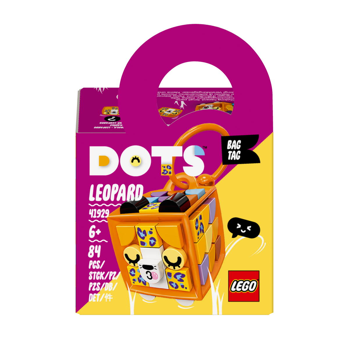 LEGO-DOTS-41929-Porte-clés-Léopard-face