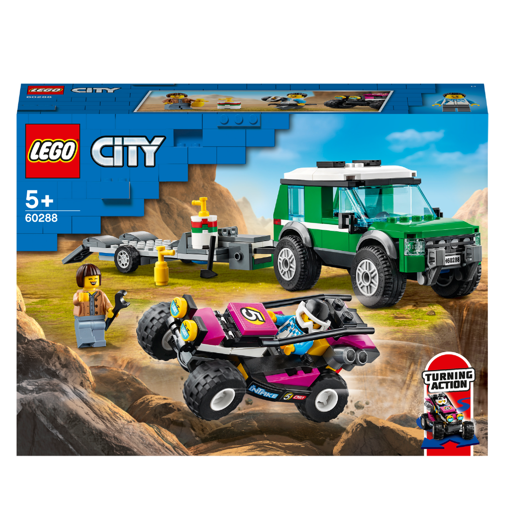 Lego-city-60288-Le-transport-du-buggy-de-course-face