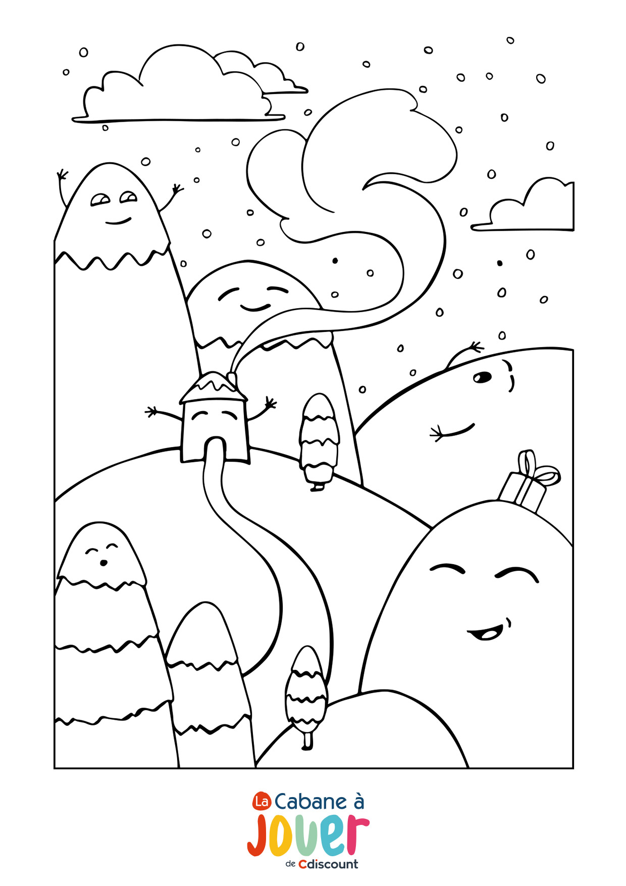 coloriages et jeux de Noël à imprimer