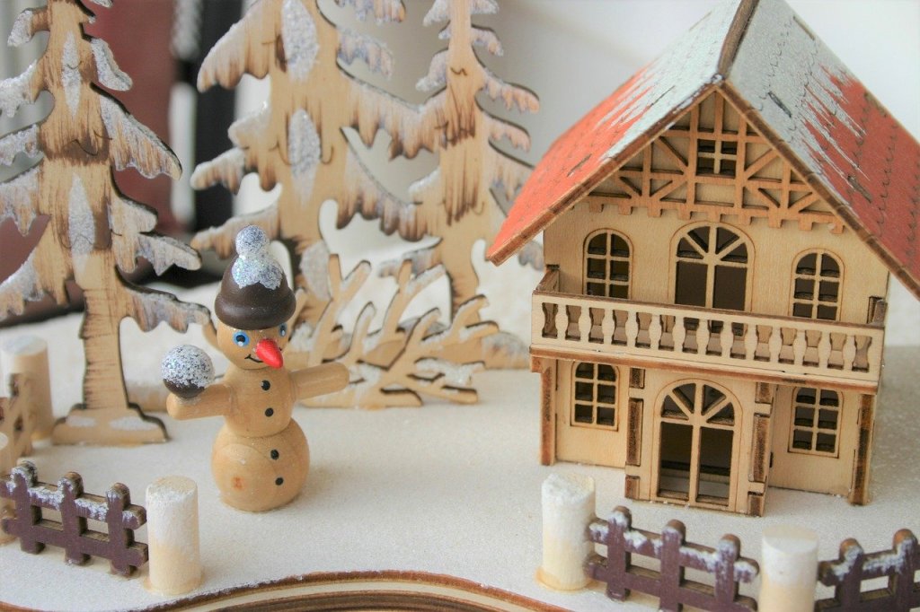 DIY Village miniature de Noël