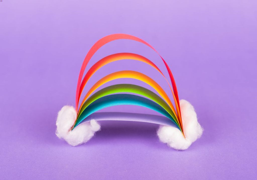 DIY arc-en-ciel