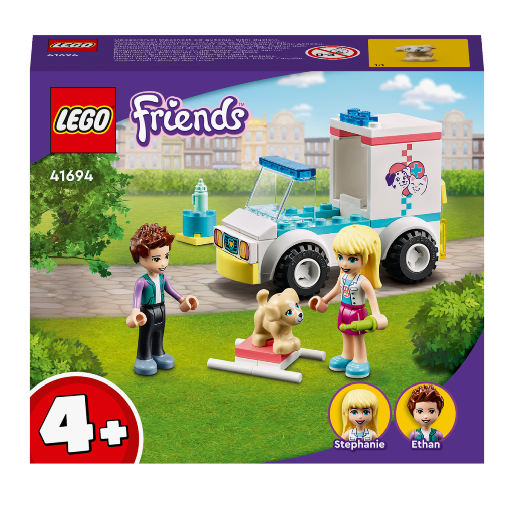 LEGO-Friends-41694-LAmbulance-de-la-Clinique-Vétérinaire-face
