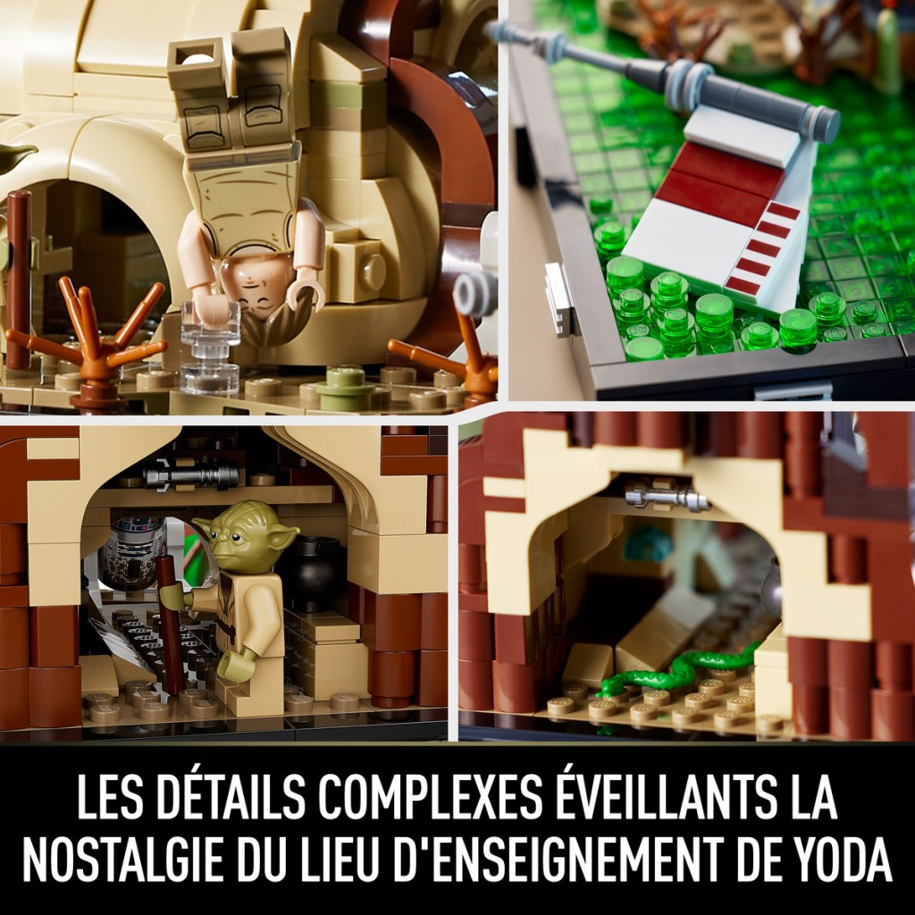 LEGO®Star Wars™ 75330 Diorama de l'Entraînement Jedi sur Dagobah, image size:1024x1024