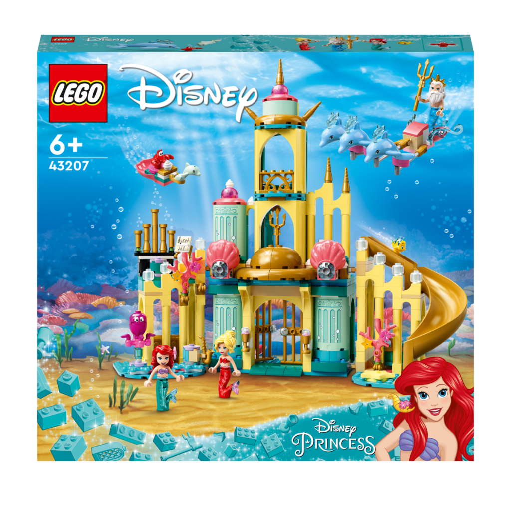 LEGO-Disney-43207-Le-Palais-Sous-Marin-dAriel-face