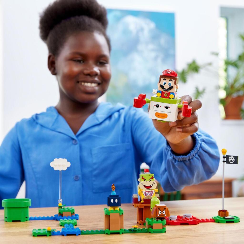 LEGO-Super-Mario-71396-Set-dExtension-La-Junior-mobile-de-Bowser-Jr-jeu