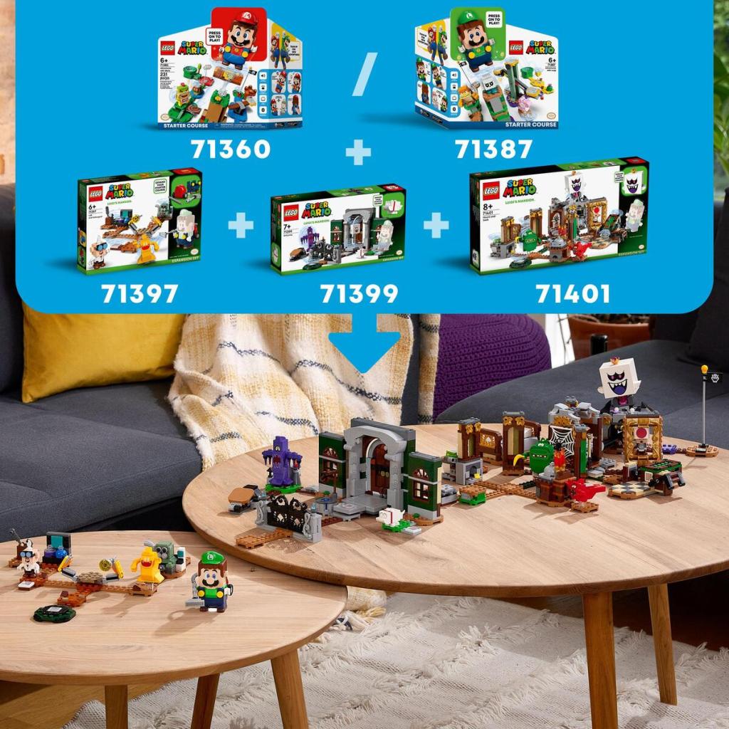 LEGO-Super-Mario-71397-Labo-et-Ectoblast-de-Luigis-Mansion-jeu