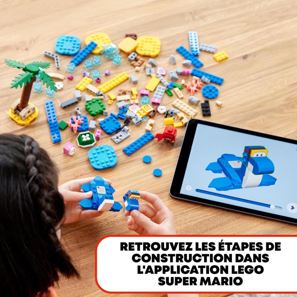 LEGO-Super-Mario-71398-Ensemble-dExtension-Le-Bord-de-Mer-de-Dorrie-construction