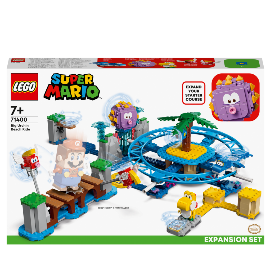 LEGO-Super-Mario-71400-Set-dExtension-La-Plage-Du-Maxi-Oursin-face