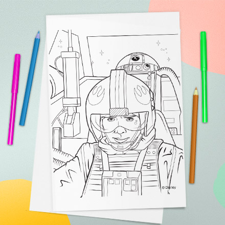 SW-apercu coloriage star wars luke skywalker vaisseau x-wing-1