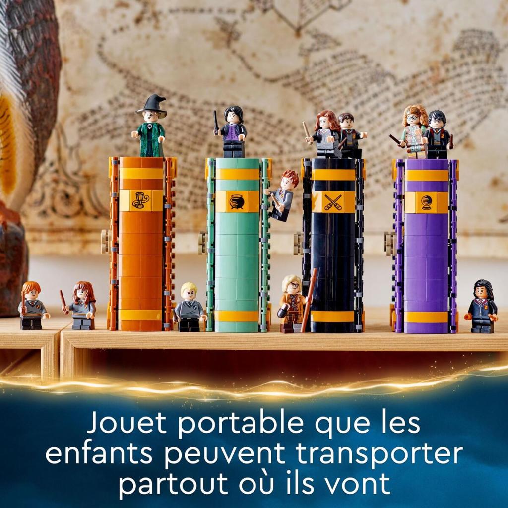 Lego 76397 harry potter poudlard : le cours de défense livre jouet