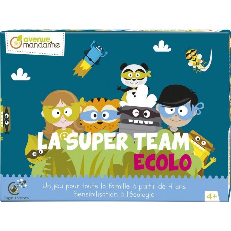 jeu La super team écolo