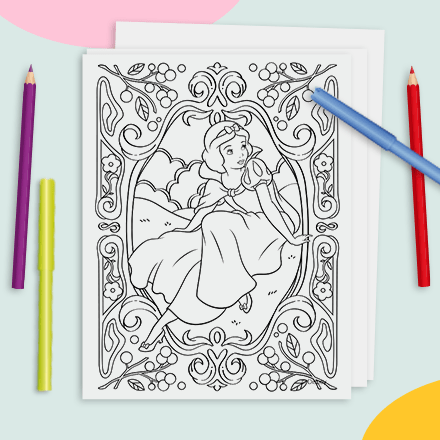 Coloriage Disney apercu - Blanche-Neige-1