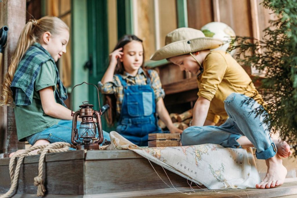 chasse au trésor enfant