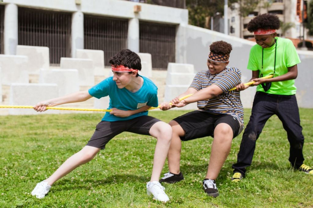 tir à la corde enfant