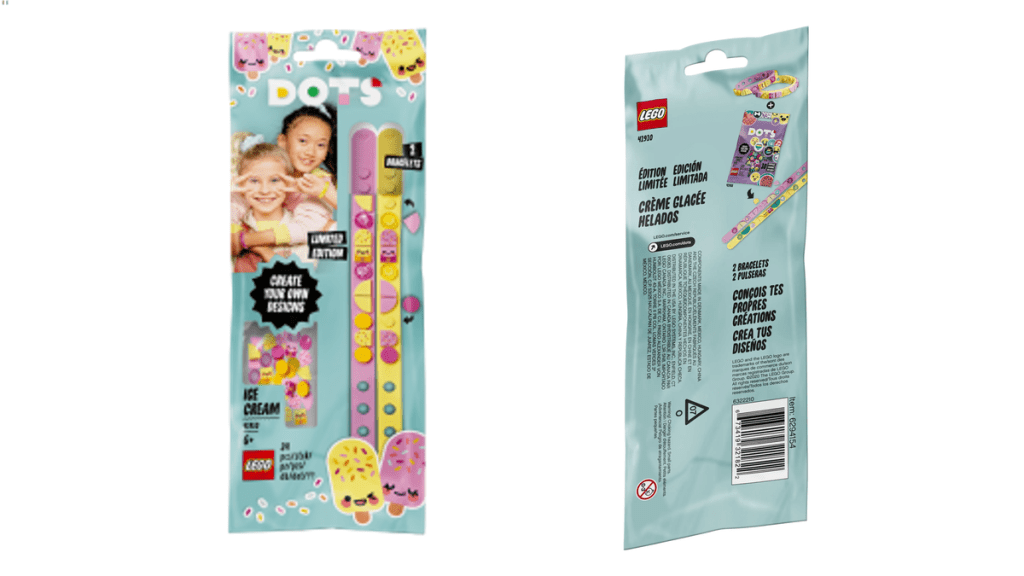 LEGO-DOTS-41910-Les-Bracelets-Crème-glacée-face-et-dos