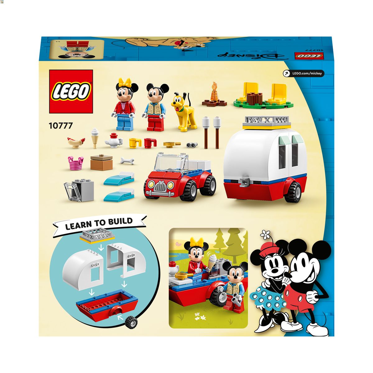 LEGO® Disney Mickey et ses amis 4+ 10777 Mickey Mouse et Minnie Mouse Font du Camping La