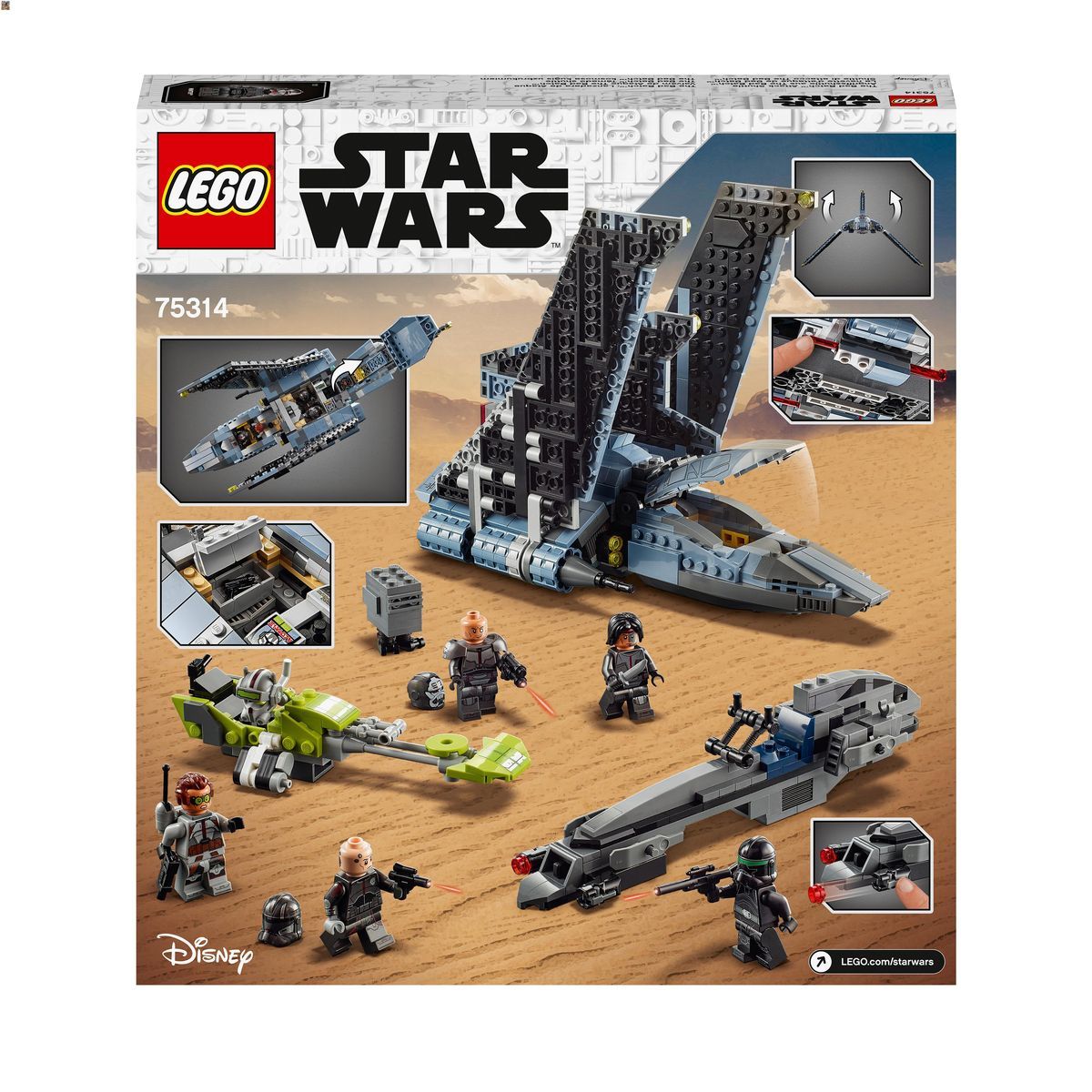 LEGO® Star Wars™ 75314 La Navette d’Attaque du Bad Batch™